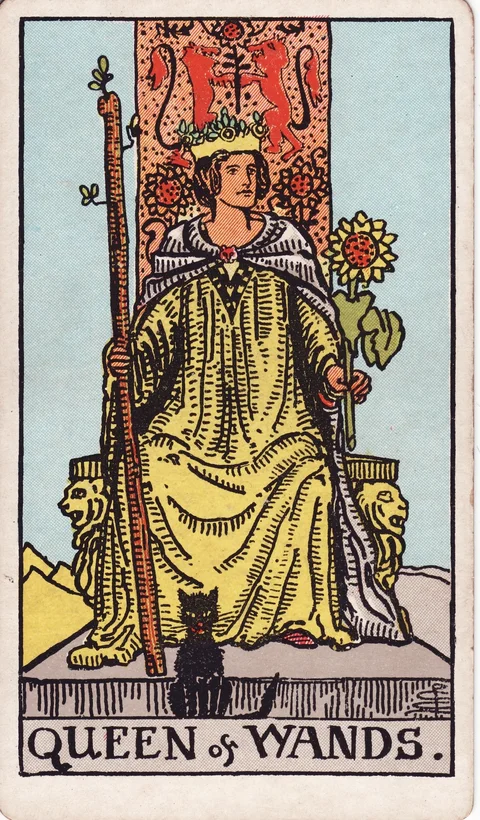 Queen of Wands, reversed